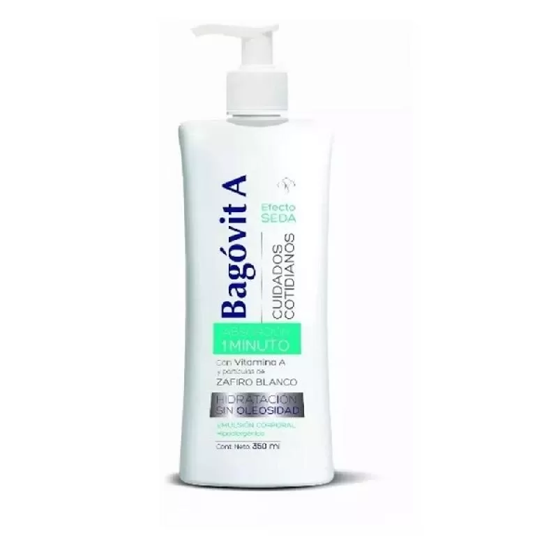 BAGOVIT A EMULSION  CUIDADOS COTIDIANOS EFECTO SEDA  EMULSION X 350 ML